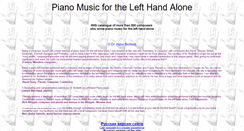 Desktop Screenshot of left-hand-brofeldt.dk